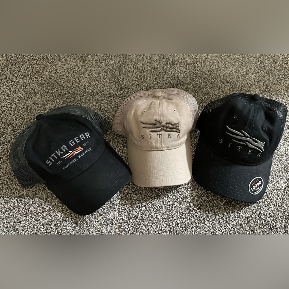 Lot of 3 Sitka Hats